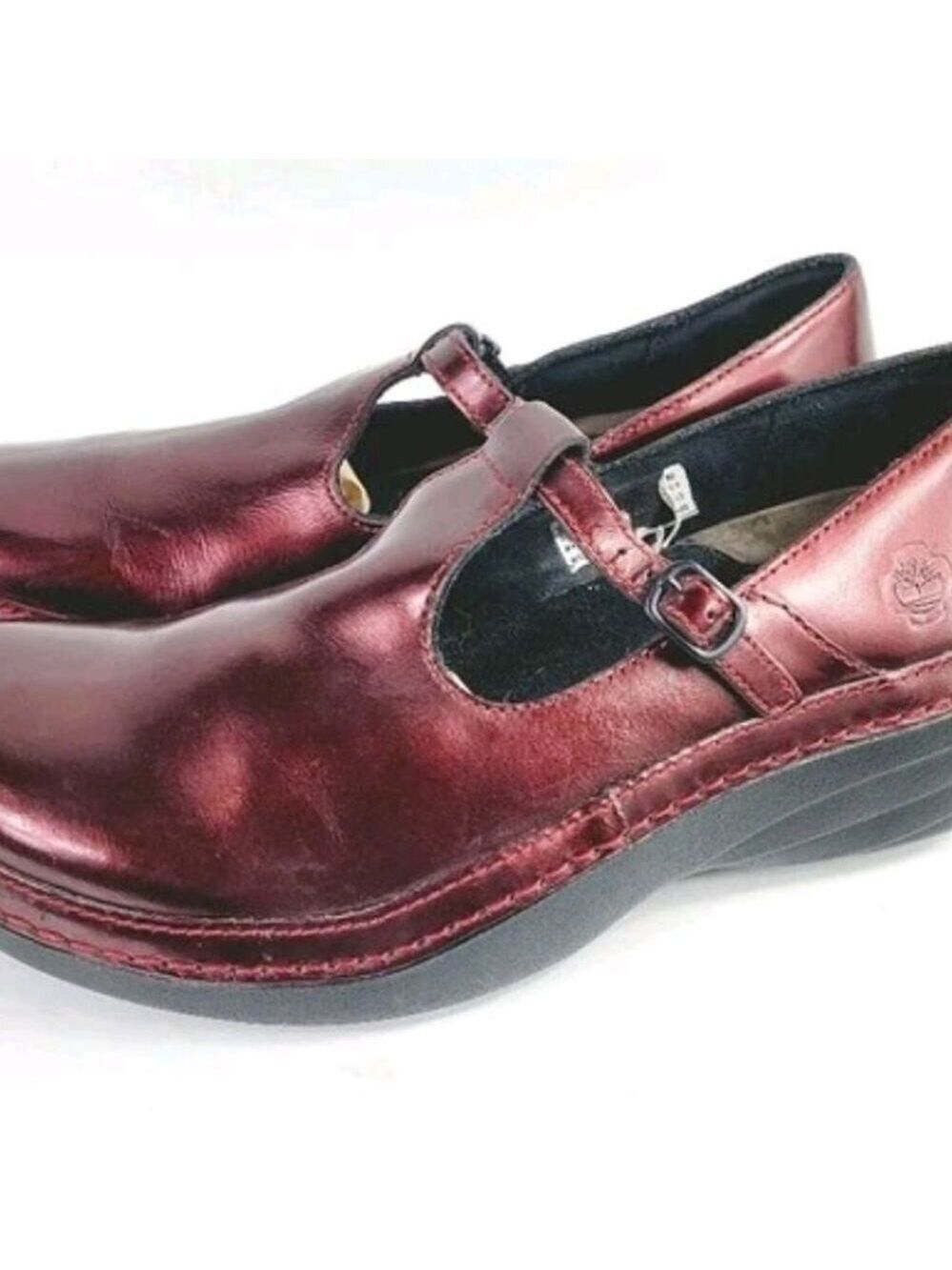 Timberland PRO Renova Red Metallic Mary Janes Size 8M